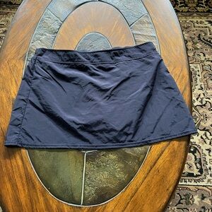 Lands End Swim Skirt - Navy